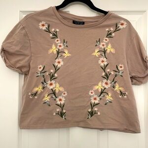 Top Shop Cropped tee